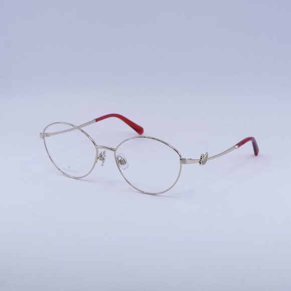 Swarovski SK5347 032 Eyeglasses Pale Gold 55mm Round Frame